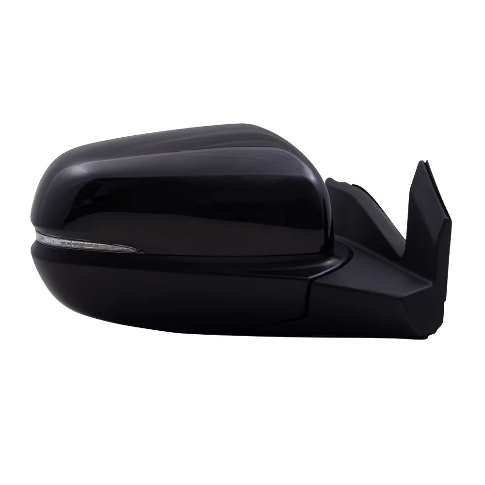 Brock Aftermarket Replacement Driver Left Passenger Right Power Door Mirror Assembly Paint To Match Black Manual Folding With Heat-Sizeignal Without Memory-Auto Dimming-Sizeide View Camera