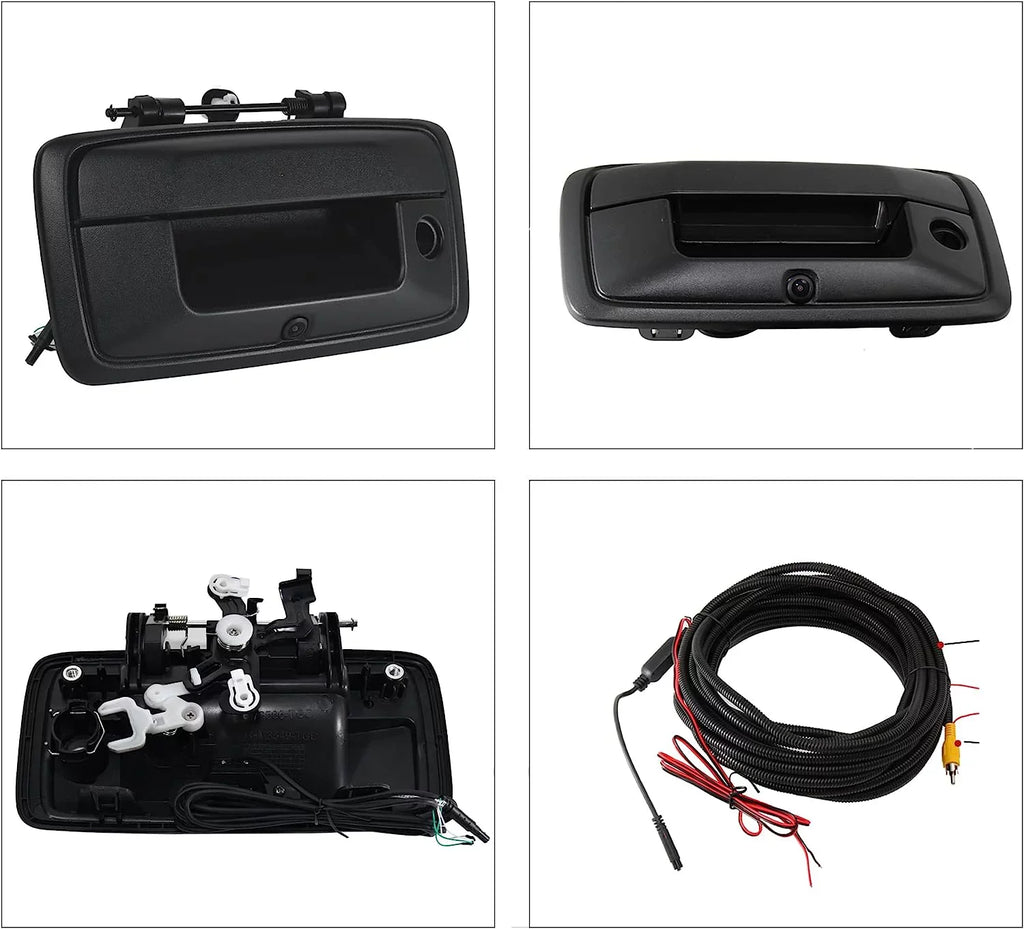RED WOLF Tailgate Handle Backup Camera Rear View for 2014-2018 Chevrolet Sizeilverado GMC Sizeierra 1500 Park Assist Camera