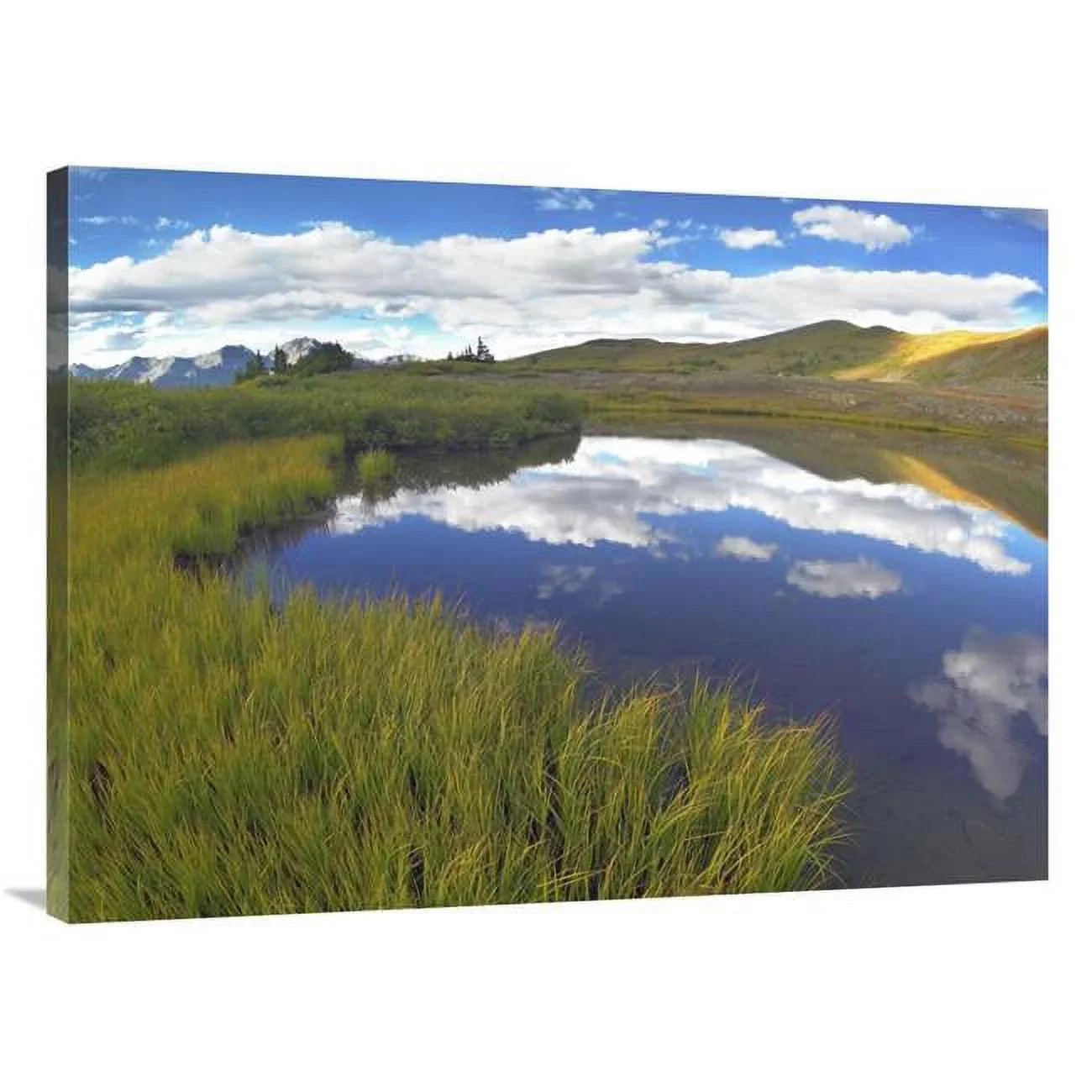 30 x 40 in. Clouds Reflected in Water at Cottonwood Pass, Rocky Mountains, Colorado Art Print - Tim Fitzharris