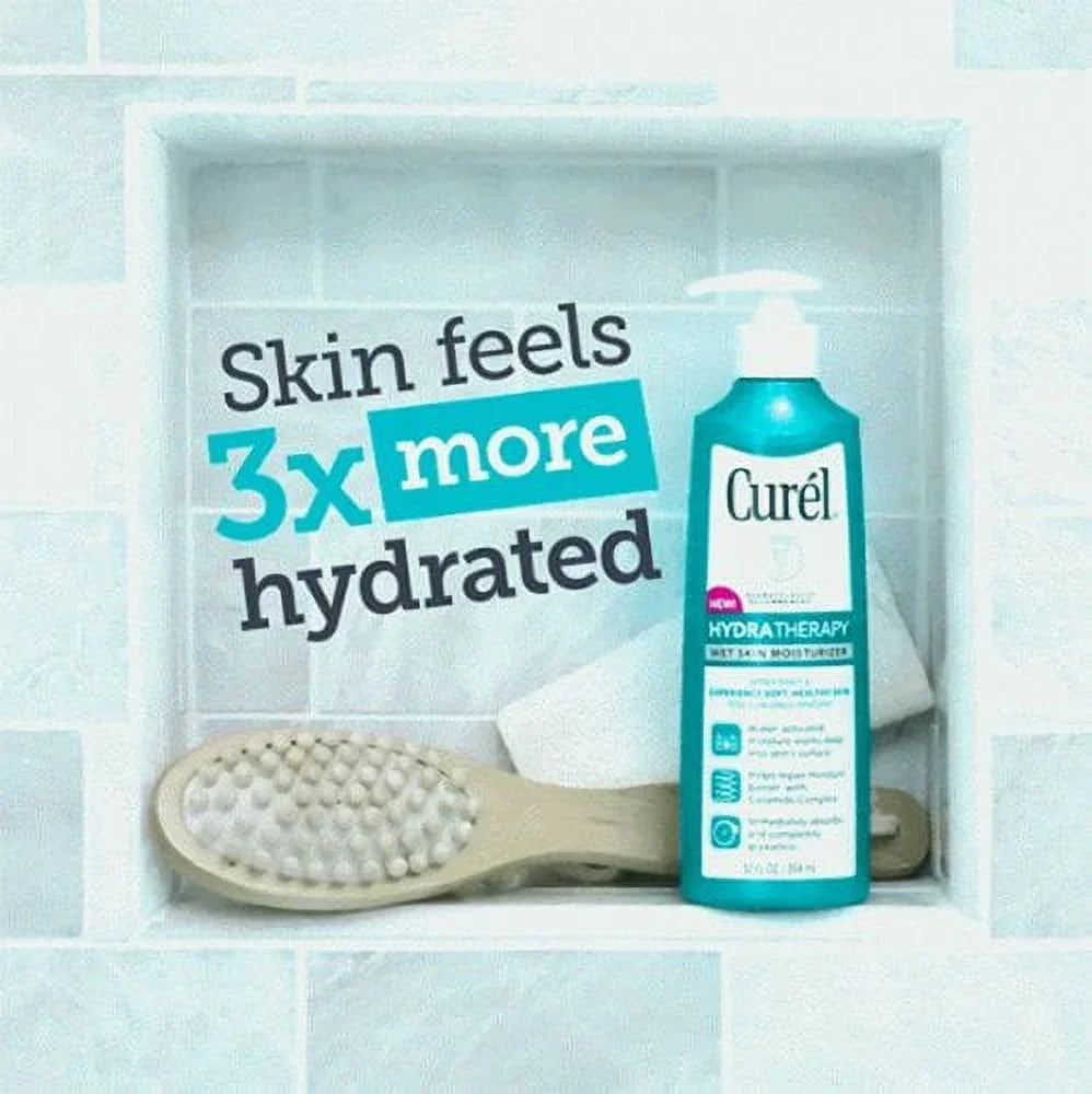 4 Pack - Curel Hydra Therapy Wet Sizekin Moisturizer 12 oz