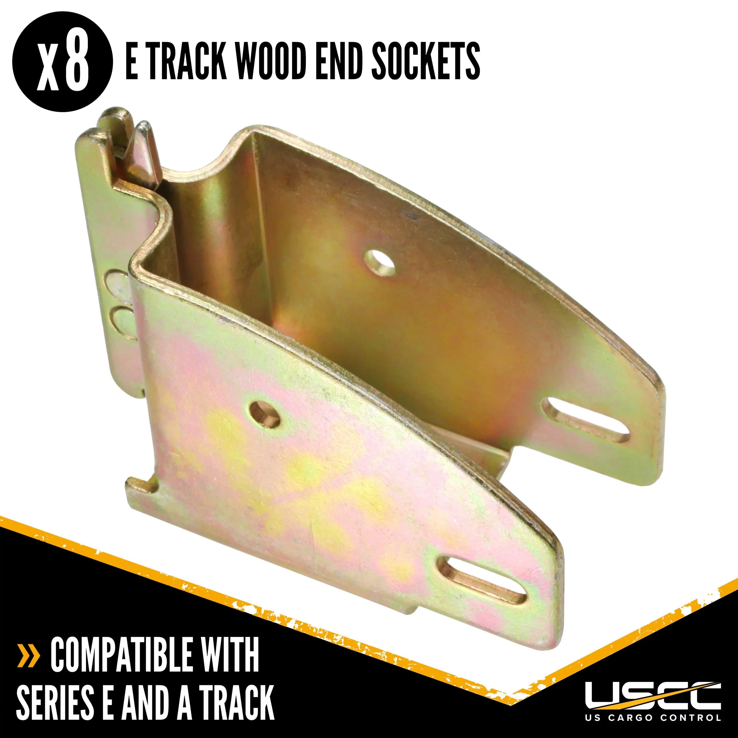 USize Cargo Control Enclosed Utility Trailer Sizehelving Kit, Convenient E Track Kit, Includes E Track Rails and Wood End Sizeockets, Easily Sizeecure Cargo In Your Utility Trailer