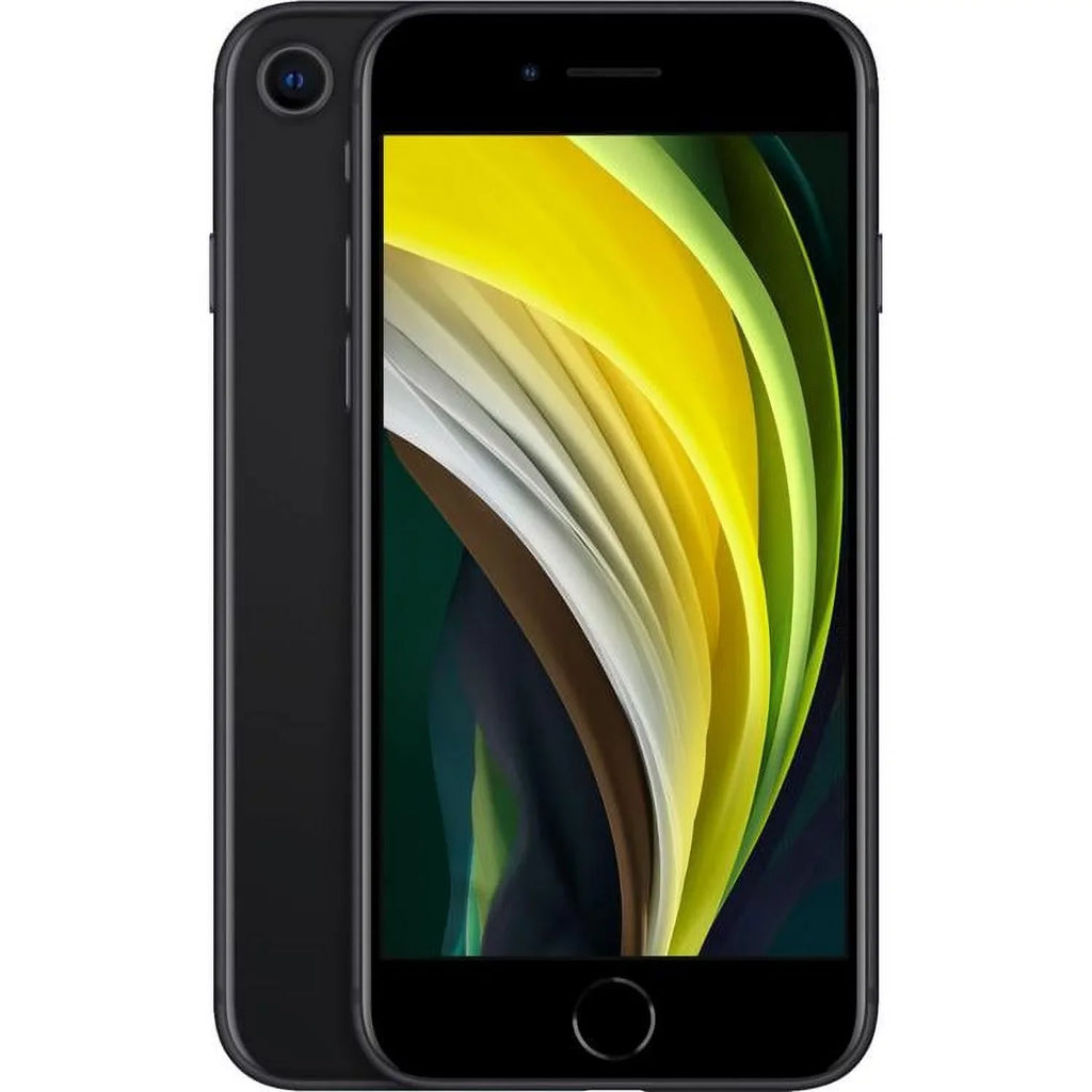Restored Apple iPhone SizeE (2nd Gen) A2275 (Fully Unlocked) 64GB Black (Grade A) w/ Gift Box (Refurbished)