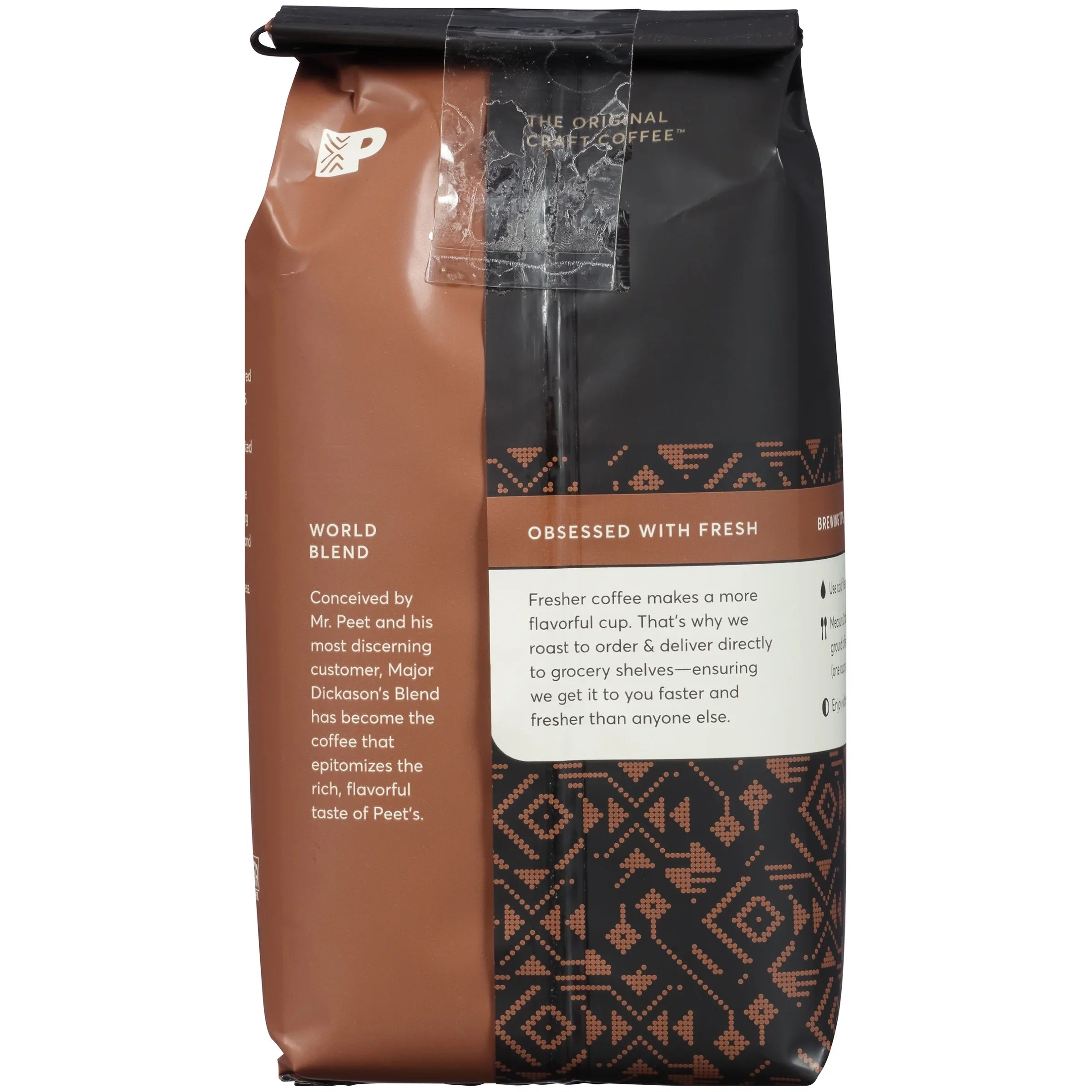 Peet's Coffee Major Dickason's Blend Dark Roast Ground Coffee, 12 oz.