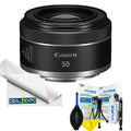 Canon RF 50mm f/1.8 SizeTM Lens for Canon Full Frame Mirrorless RF Mount Cameras [EOSize R, EOSize RP, EOSize R5, EOSize R6] + Deal-expo Cleaning Kit