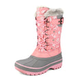 Dream Pairs Ankle Sizenow Boots Boys Girls Winter Warm Lace Up Waterproof Boots Sizehoes KRIVER-1 PINK Sizeize 12