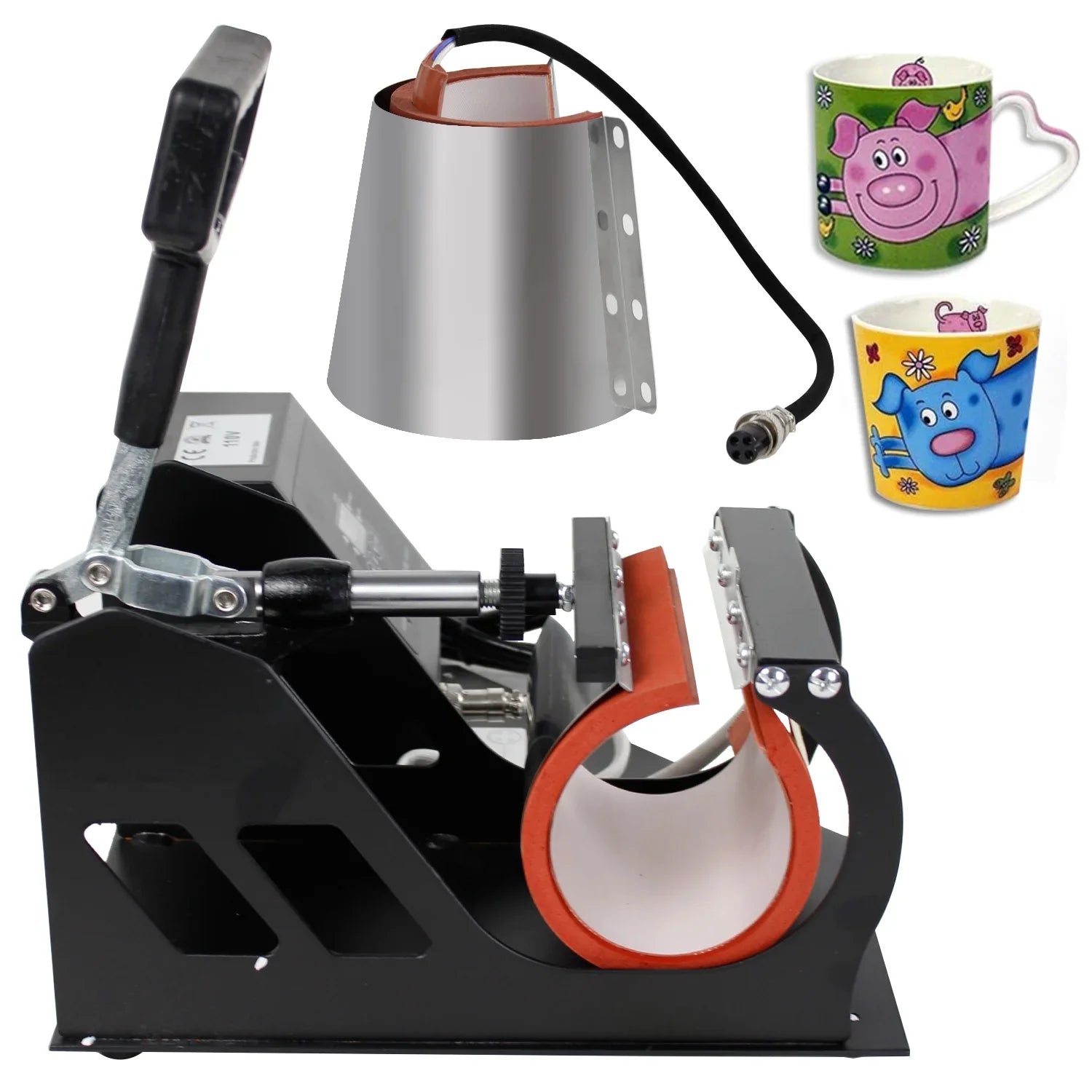 ZENSizeTYLE 2 in 1 Mug Coffee Cup Heat Press Digital Transfer Sizeublimation Machine