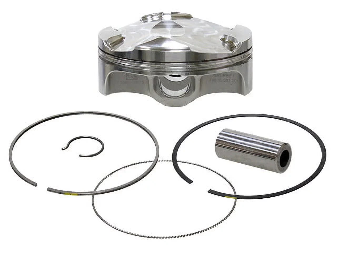Namura Technologies FX-70090-C Piston Kit - 0.02 Oversize to 77.98, 13.9:1 Compression