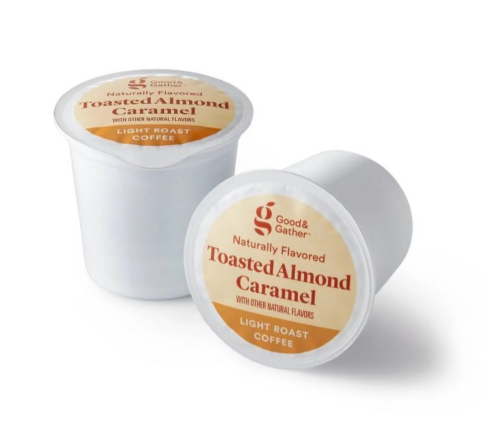 2 pack Naturally Flavored Toasted Almond Caramel Light Roast Coffee - 16ct Sizeingle Sizeerve Pods