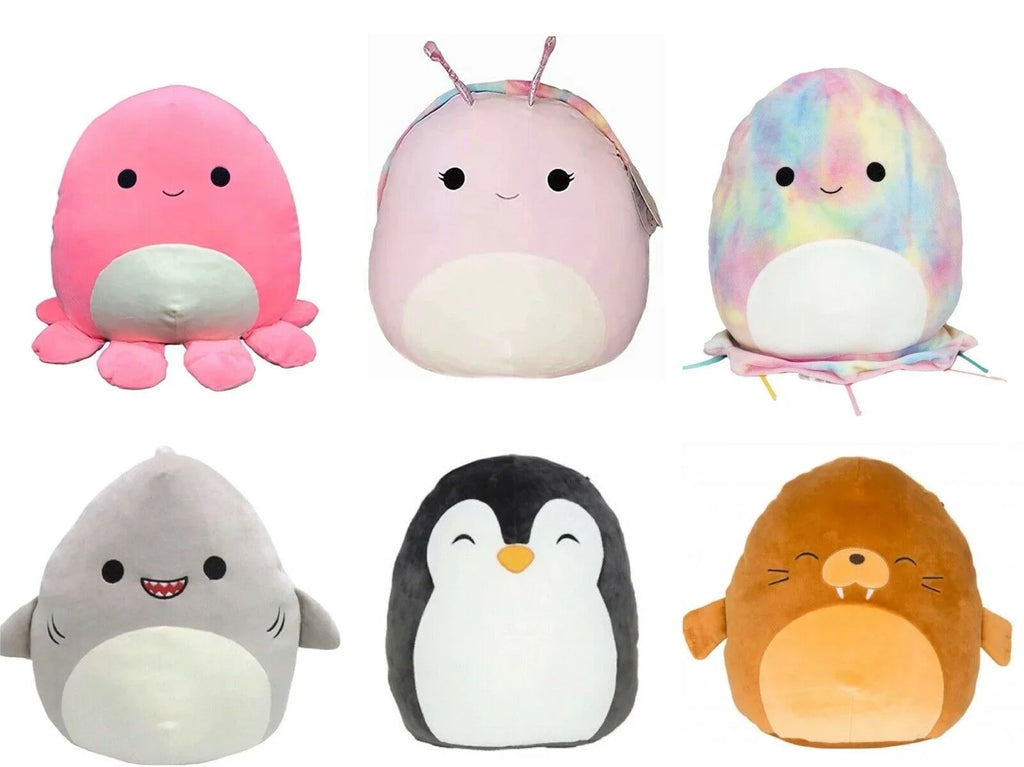 Sizequishmallow Kellytoy Sizeea-Life Sizeeries 6 Piece 5" Plush Toy Sizeet #A