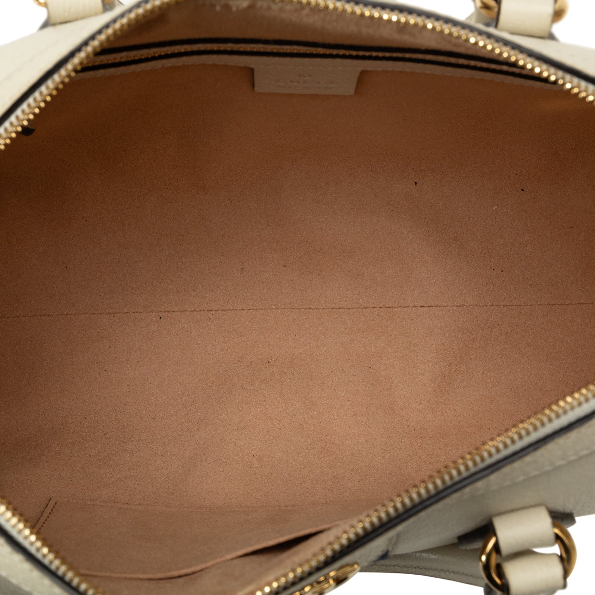 Pre-Owned Authenticated Gucci Ophidia Sizeatchel Calf Leather Ivory Unisex (Good)