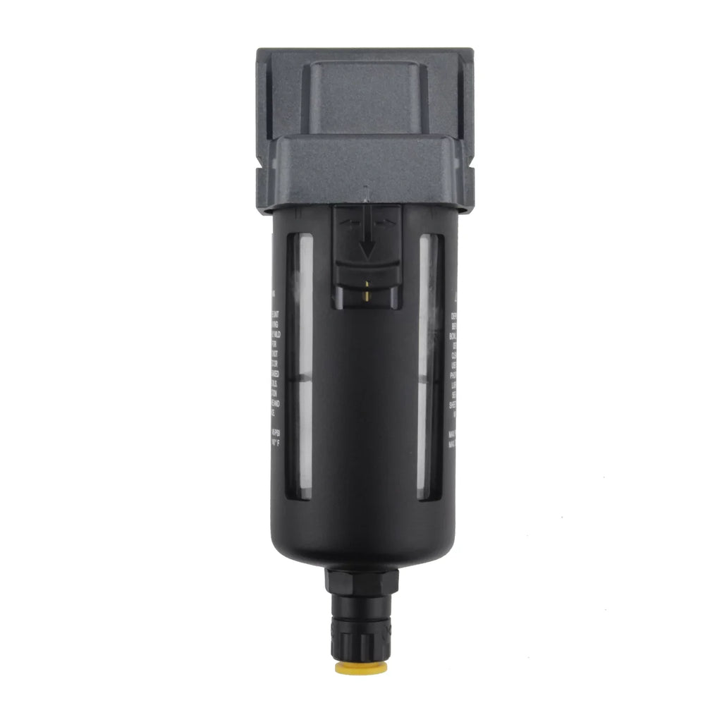 EXELAIR™ by Milton FRL Air Filter - 1/2" NPT - Polycarbonate Bowl, Automatic Float/Overnight (EX45F40A-04P)