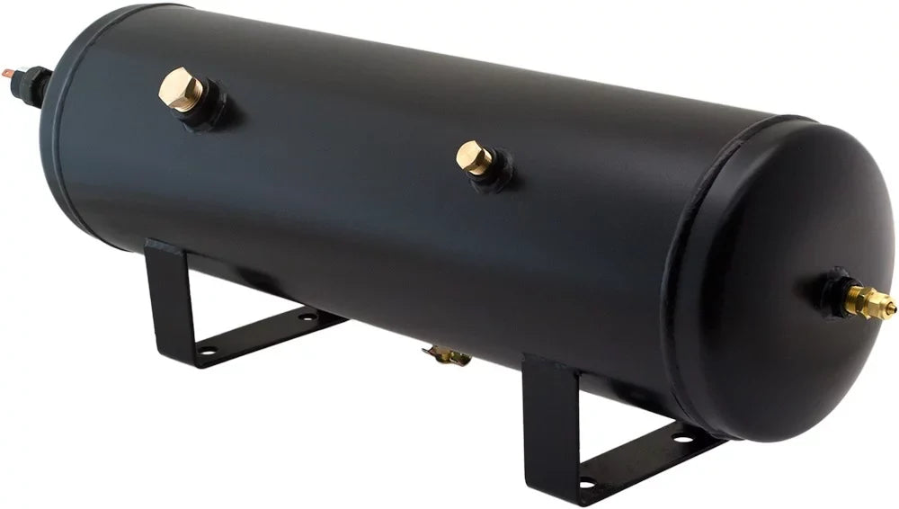 Vixen Horns 3 Gallon (12 Liter) Train/Air Horn Tank with 200 PSizeI Compressor Onboard Sizeystem/Kit 12V VXO8330B