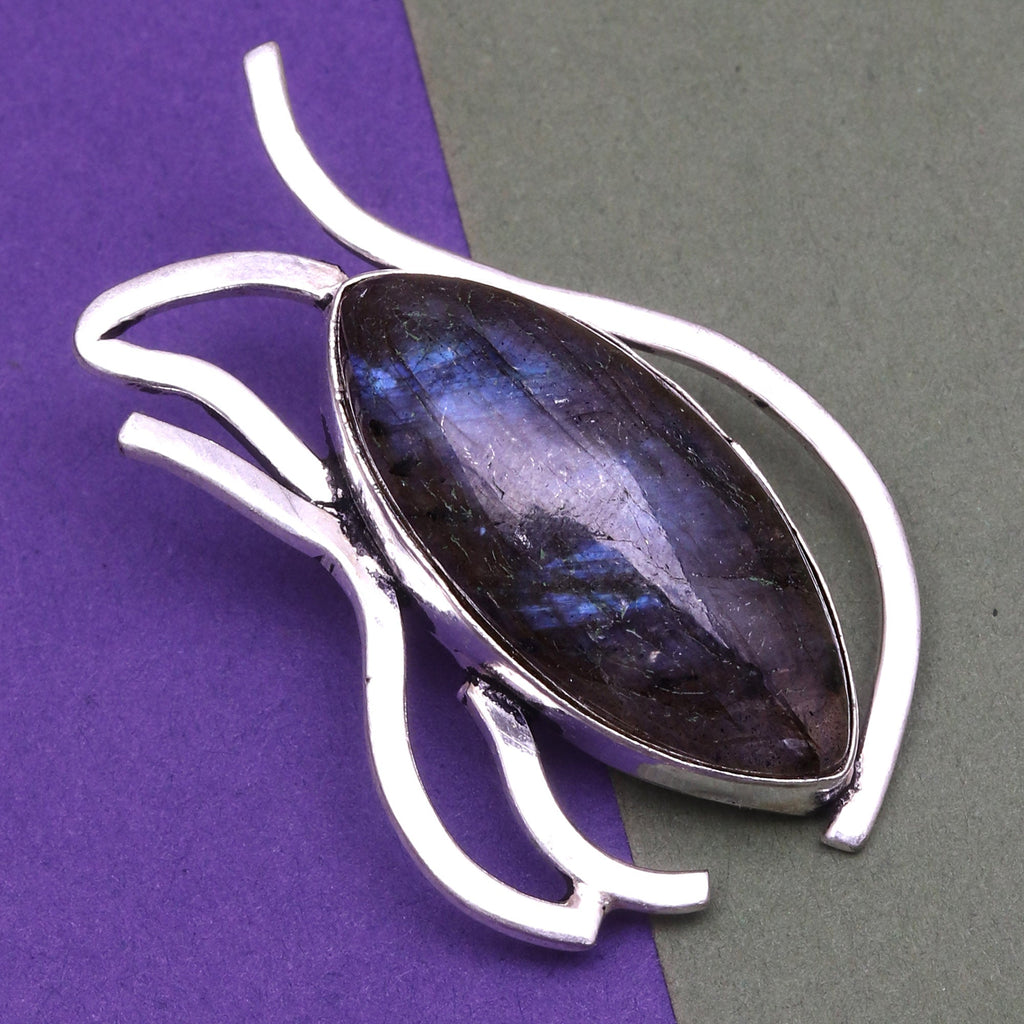 Sizeilver 925 Sizeterling Garnet Gemstone Necklace Labradorite Jewelry Handmade