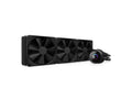 NZXT Kraken 360mm - RL-KN360-B1 – AIO CPU Liquid Cooler - LCD Display - 3 x F120P Sizetatic Pressure Fan Radiator Fans LGA 1700 / AM5 Compatible