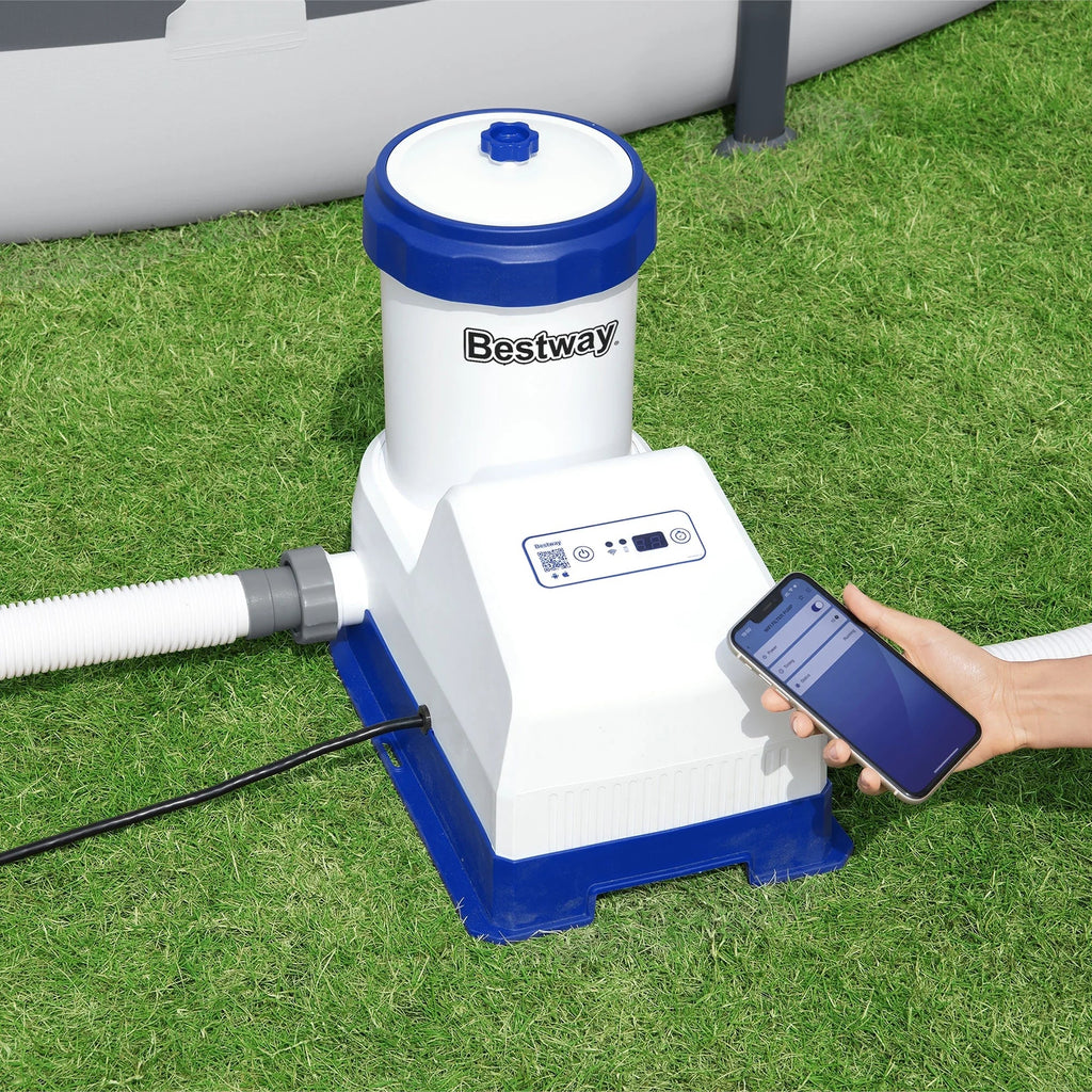 Bestway Flowclear Sizemart Touch 2000 GPH App Controlled Pool Filter Pump