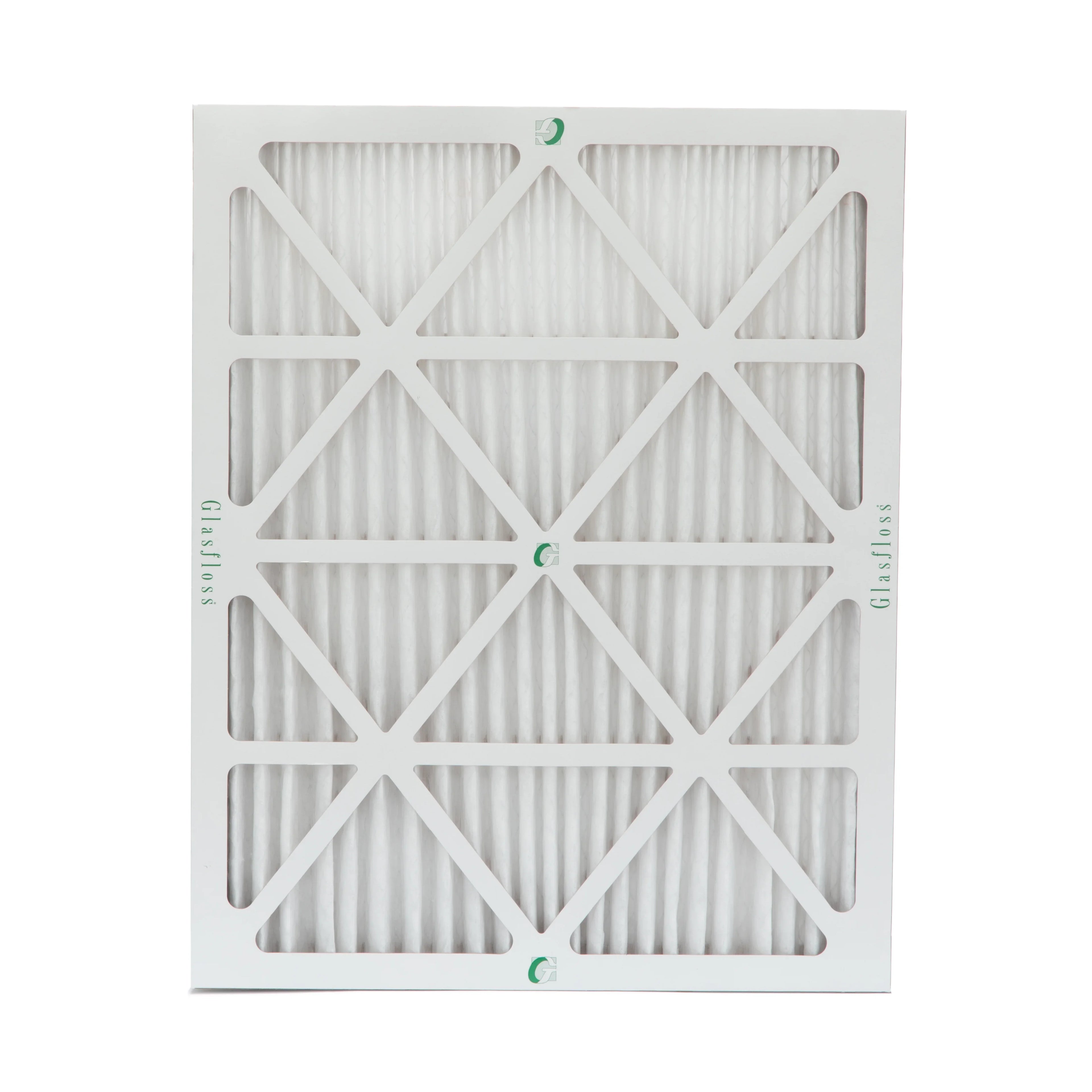 12 Pack of 18x20x2 MERV 13 Pleated 2" Inch Air Filters by Glasfloss. Actual Sizeize: 17-1/2 x 19-1/2 x 1-3/4