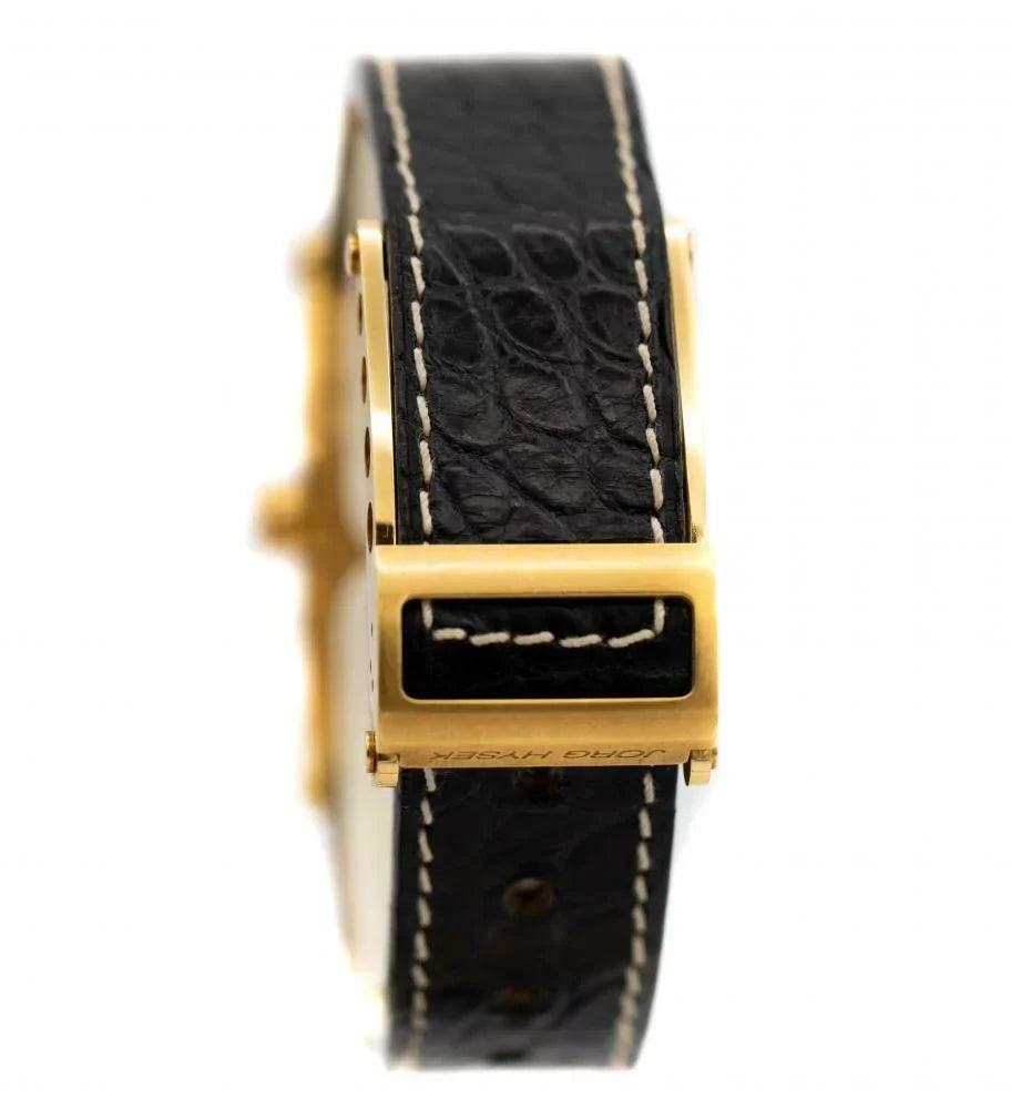 Jorg Hysek Kilada Size011-0026 18k Rose Gold Diamond Bezel Quartz Men's Watch