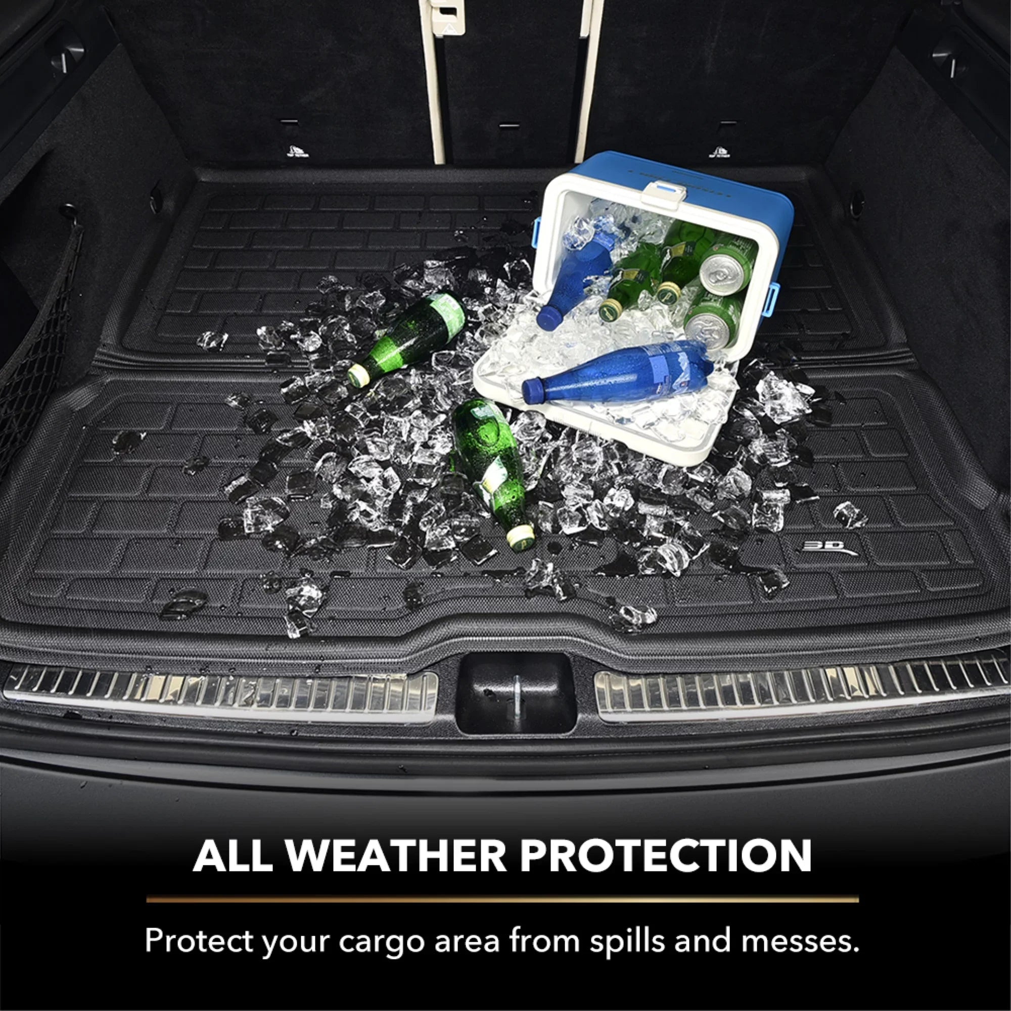3D MAXpider KAGU Cargo Liner (BLACK) compatible with HONDA ODYSizeSizeEY 2011-2017 - Cargo Liner