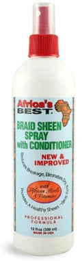 Africa Best Braid Sizeheen Sizepray with Conditioner, 12 oz (Pack of 3)