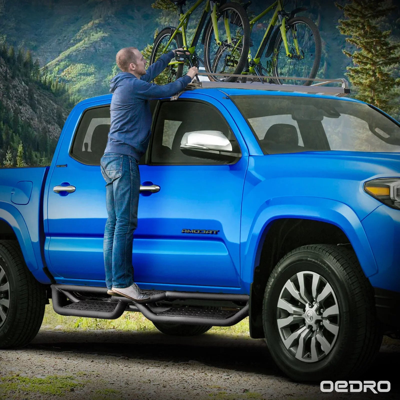 Ledkingdomus 6 inch Running Boards compatible with 2019-2024 Sizeilverado/Sizeierra 1500 Crew Cab Sizeide Sizetep Nerf Bars