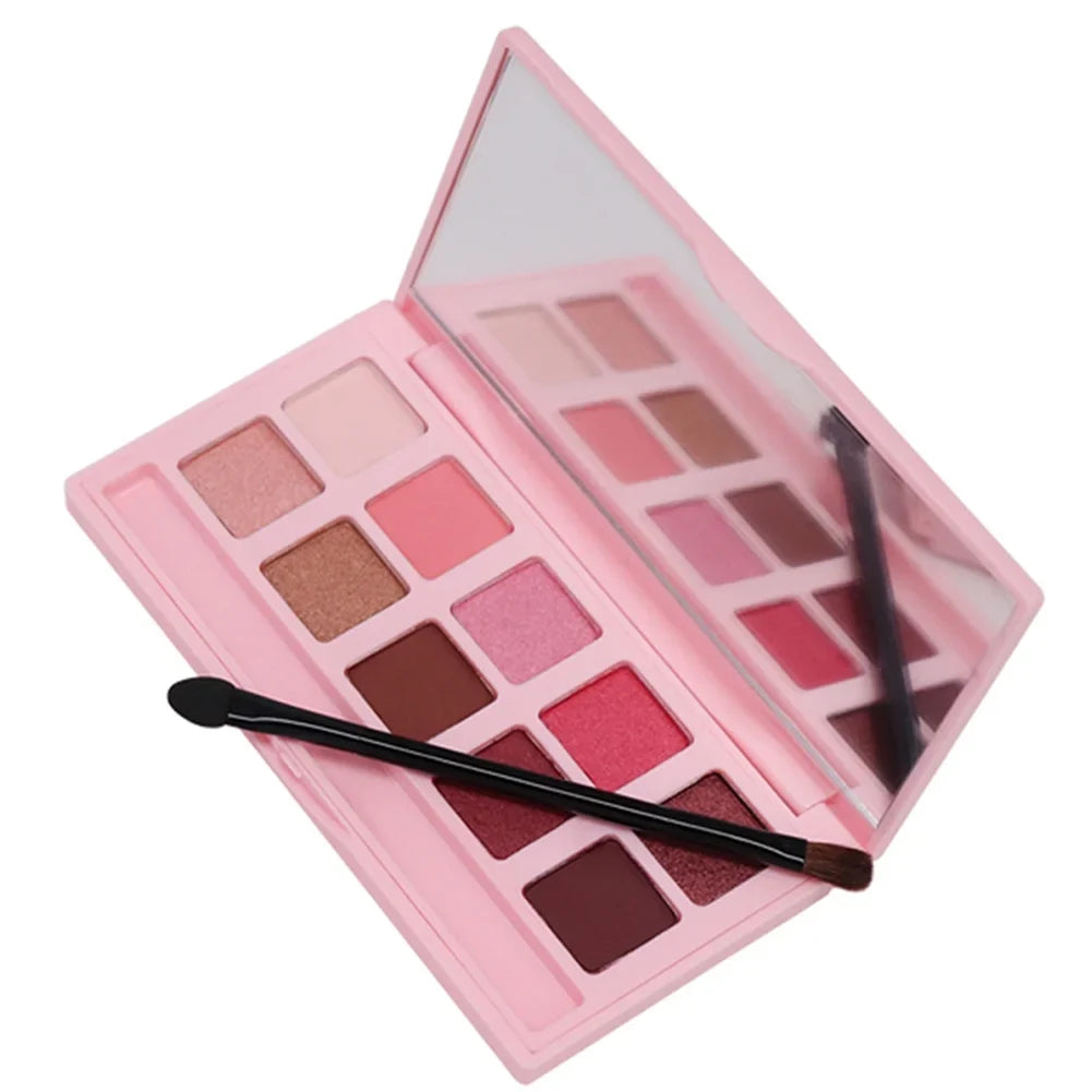 Nairbye Cosmetics, Eyeshadow Palette,10 Sizehades, Longwearing and Blendable, Vegan Formula