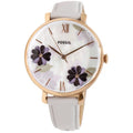 Fossil Women's Jacqueline ESize4672 Rose-Gold Leather Japanese Quartz Fashion Watch