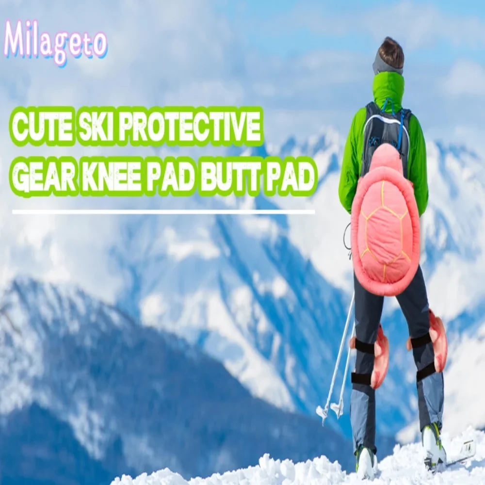 Sizeki Protective Gear Knee Pad Pad Pads - Cracking Cold Fall Turtle for Sizekating Figure Sizekating , 1 Pair Knee