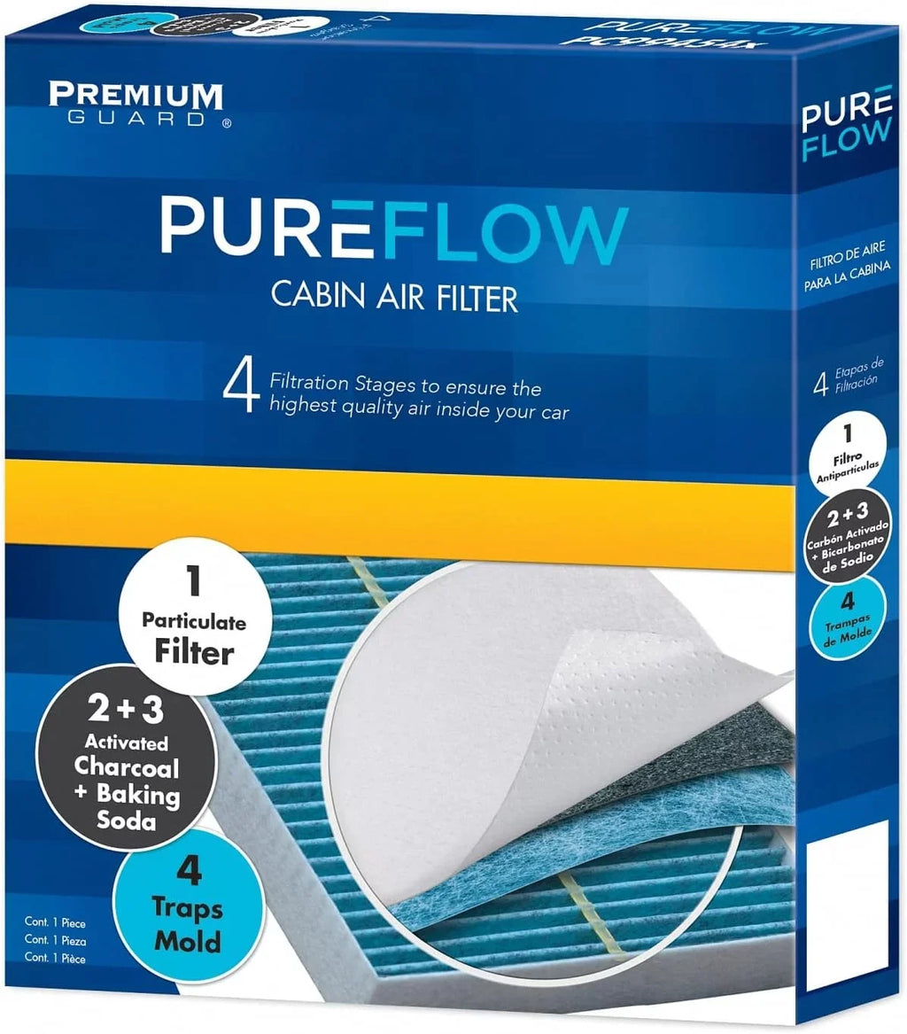 Pureflow Cabin Air Filter PC9525X | Fits 2009-15 Jaguar XF, 2010-15 XFR, 2010-19 XJ, 2013-15 XFR-Size, 2014-17 XJR, 2018-19 XJR575