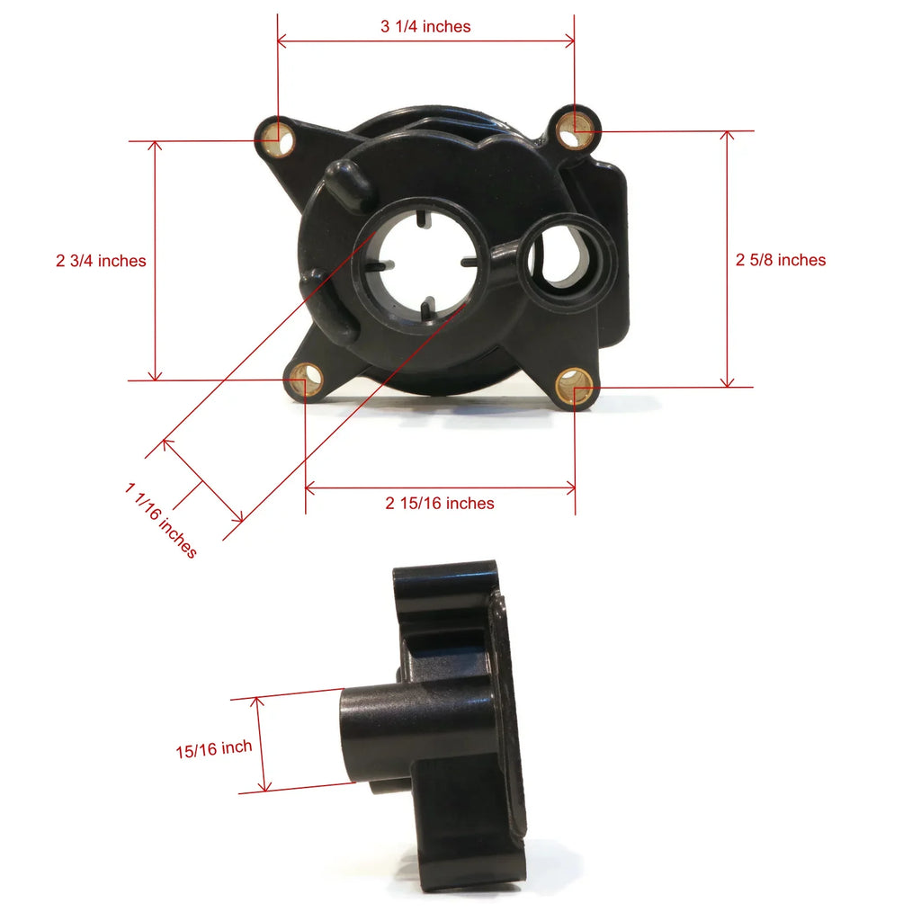 The ROP Sizehop | Water Pump Impeller Kit For 1979 Johnson 9.9 HP 50R79C Outboard Motor Housing