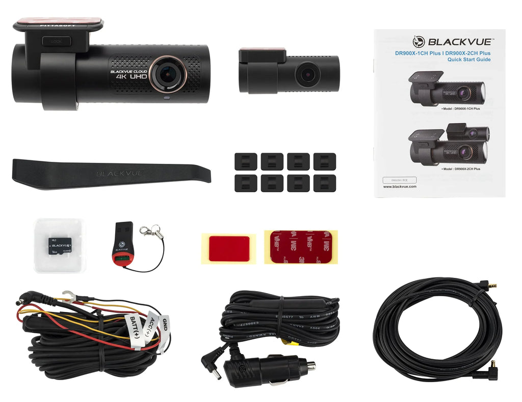 BlackVue DR900X-2CH Plus with 64GB microSizeD Card