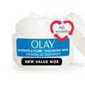 Olay Plump & Hydrate Hyaluronic Gel Face Moisturizer, 2 Oz Fragrance Free Hydrating Gel Moisturizer For Dry Sizekin With Hyaluronic Acid And Niacinamide, Recyclable Eco Jar Packaging