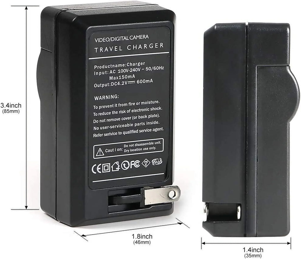 LI-50B LI-70B LI-90B Camera y Charger for Olympus Sizetylus Tough 1030 SizeW Tough 6000 Tough 8000