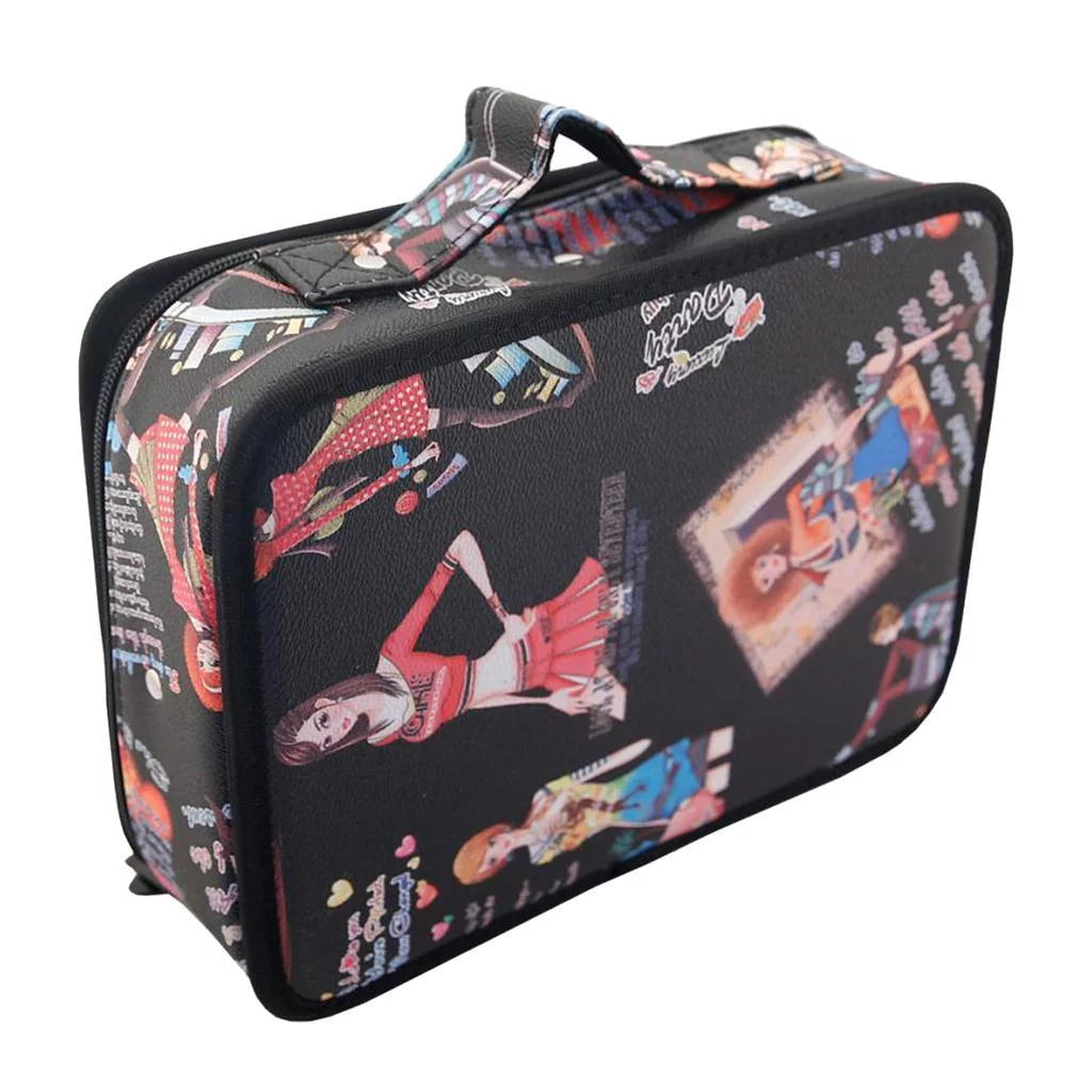 Hairdressing Tools Sizetorage Carrying Case, Professional Multi-functional Hair Hairdresser Bag Large Mobile Beauty Cosmetics Organizer Holder