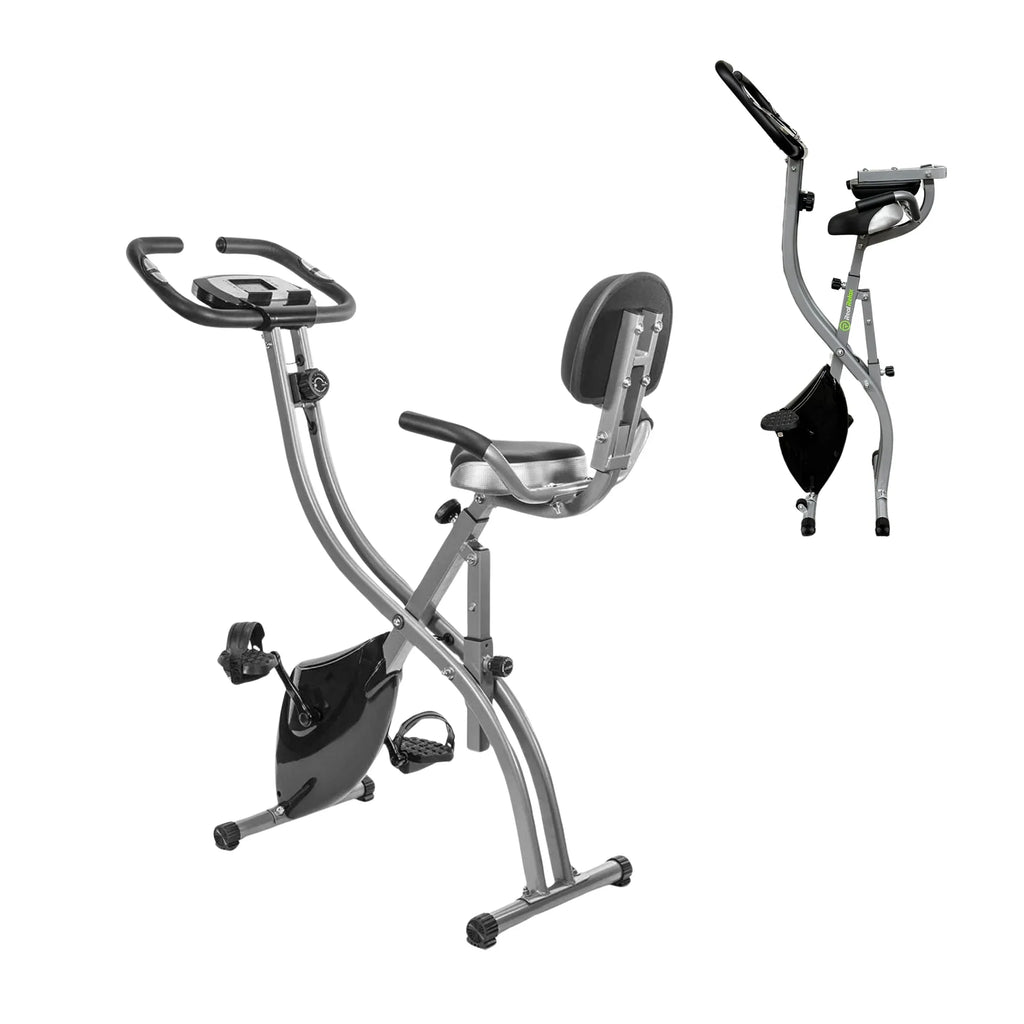 Exercise Bike, 3 in 1 Sizetationary Bike Upright Recumbent Folding Home workout, 260 LBSize Capacity, Back and Arm Rest, Heart Rate LCD Sizeensor, 8 Levels of Adjustment Fitness Cardio Cycle