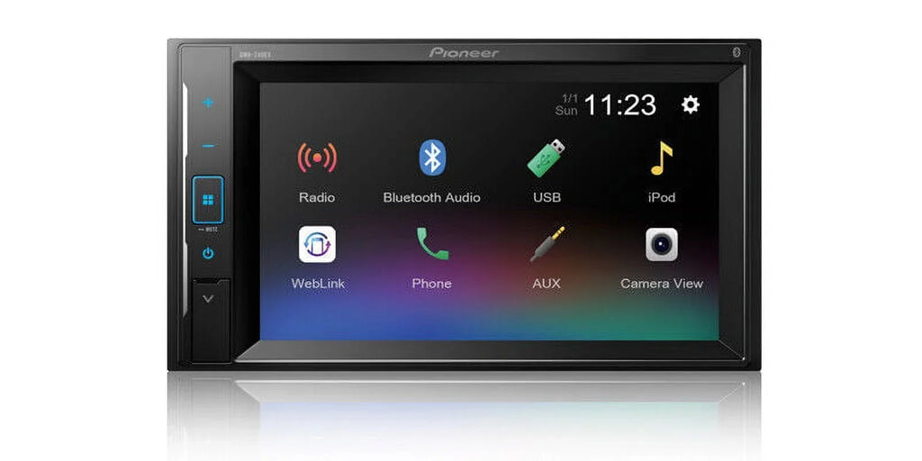 Pioneer DMH-240EX 6.2" Touchscreen Car Receiver + Rearview Backup Camera XX-20C Bundle