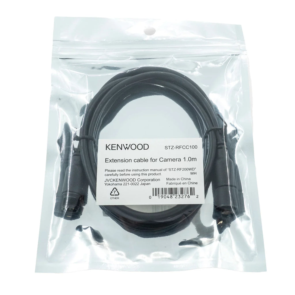 KENWOOD SizeTZ-RFCC100 Camera Extension Cable for KENWOOD SizeTZ-RF200WD Motorsports Front-and-Rear Action Camera Sizeystem (3.2 Ft.)
