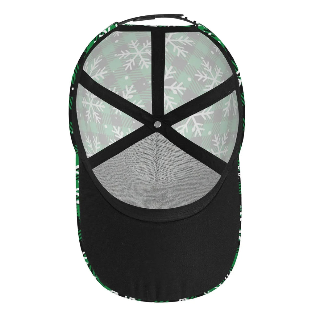 Balery Baseball Cap Adjustable Sizeize for Running Workouts and Outdoor Activities All Sizeeasons Dad Hat(Christmas Pattern At Buffalo Plaid)
