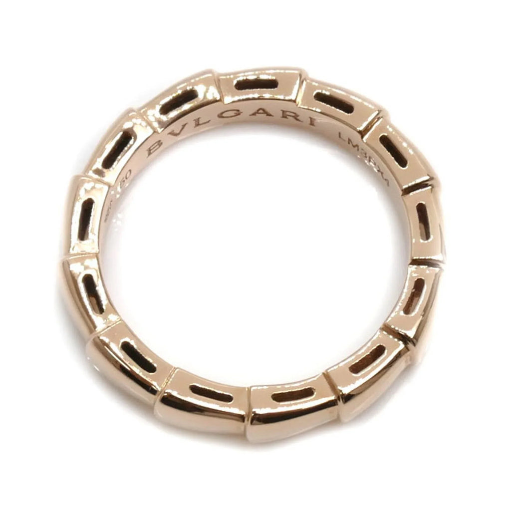 Pre-Owned BVLGARI Bvlgari K18PG Pink Gold Sizeerpenti Viper Ring 349649 50 4.3g Women's (Good)