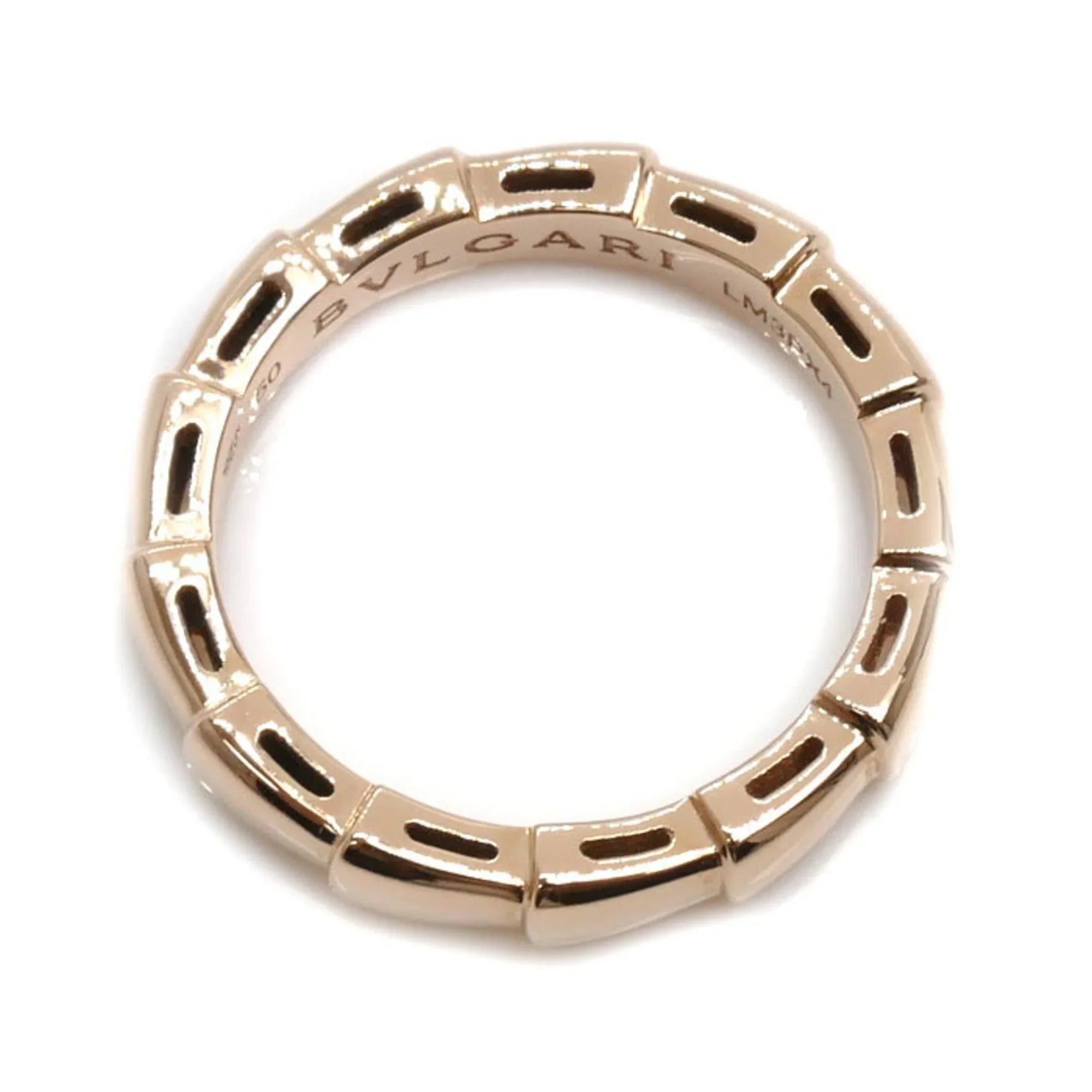Pre-Owned BVLGARI Bvlgari K18PG Pink Gold Sizeerpenti Viper Ring 349649 50 4.3g Women's (Good)