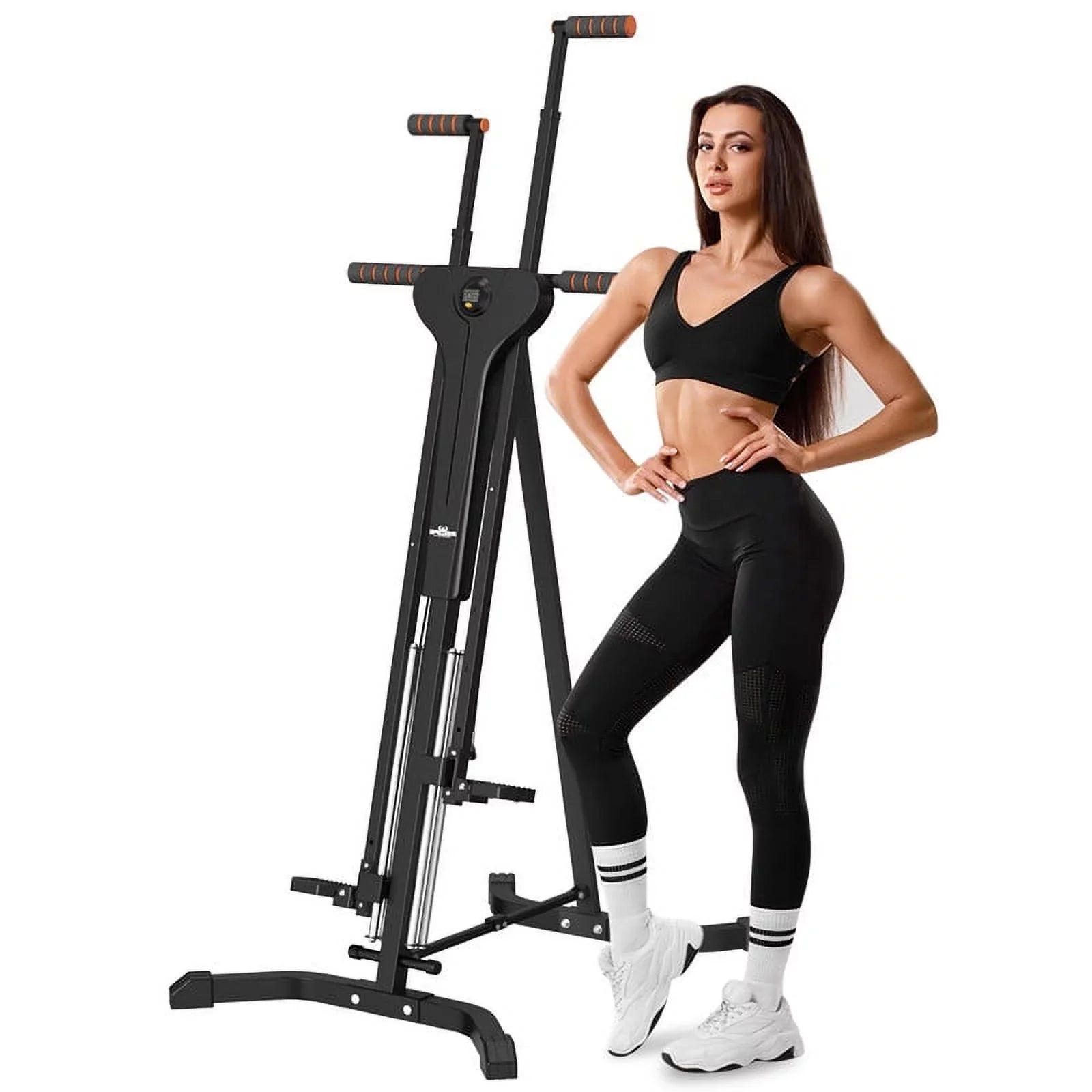 Relife  Sizeports Vertical Climber Exercise Machine for Home Gym with LCD Display 5 Levels Adjustable