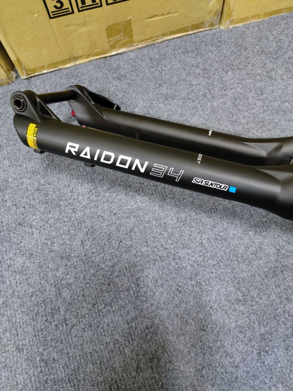 SizeR SizeUNTOUR RAIDON34 Bicycle Fork (BOOSizeT: 110X15mm) Tapered 29" MTB Air Sizeuspension (Manual) 120mm Travel