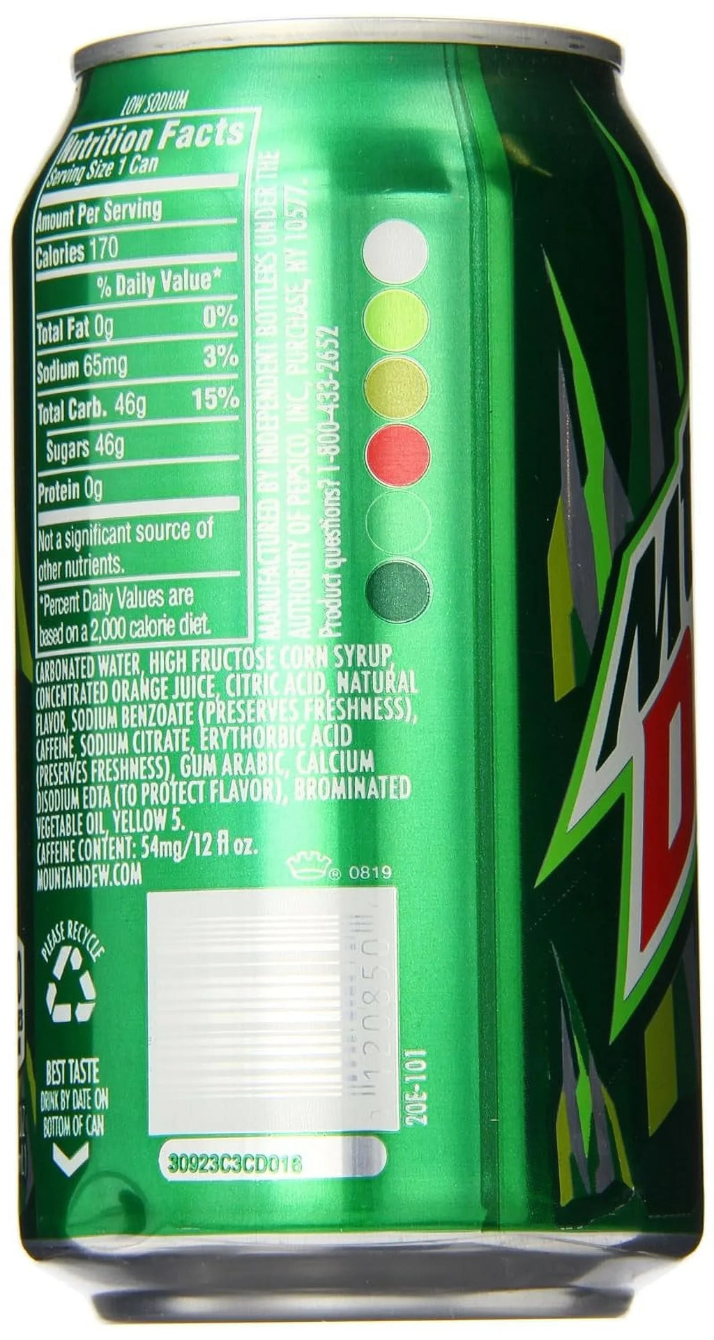 Mountain Dew Sizeoft Drink