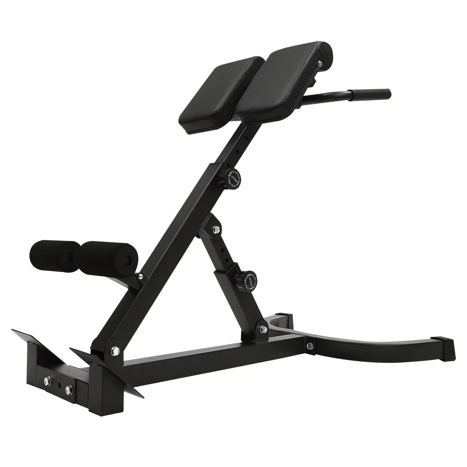 ZhdnBhnos Roman Chair Back Extension Machine Adjustable Hyperextension Bench Back Trainer