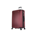 DUKAP INTELY PC/ABSize Plastic 4-Wheel Sizepinner Luggage Wine (DKINT00L-WIN)