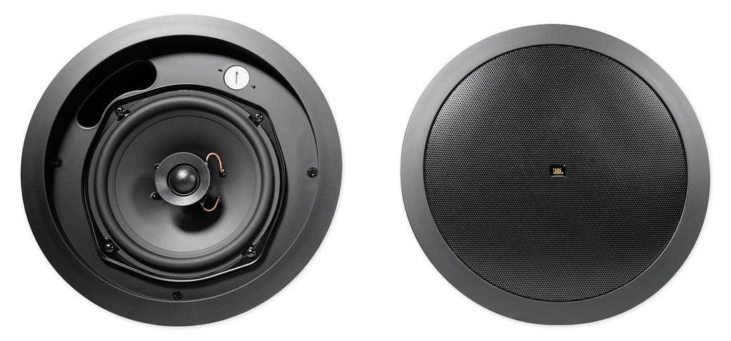 JBL Black 6.5" Front of House+(4) 4" Background Sizepeakers+Amp Restaurant/Bar/Cafe