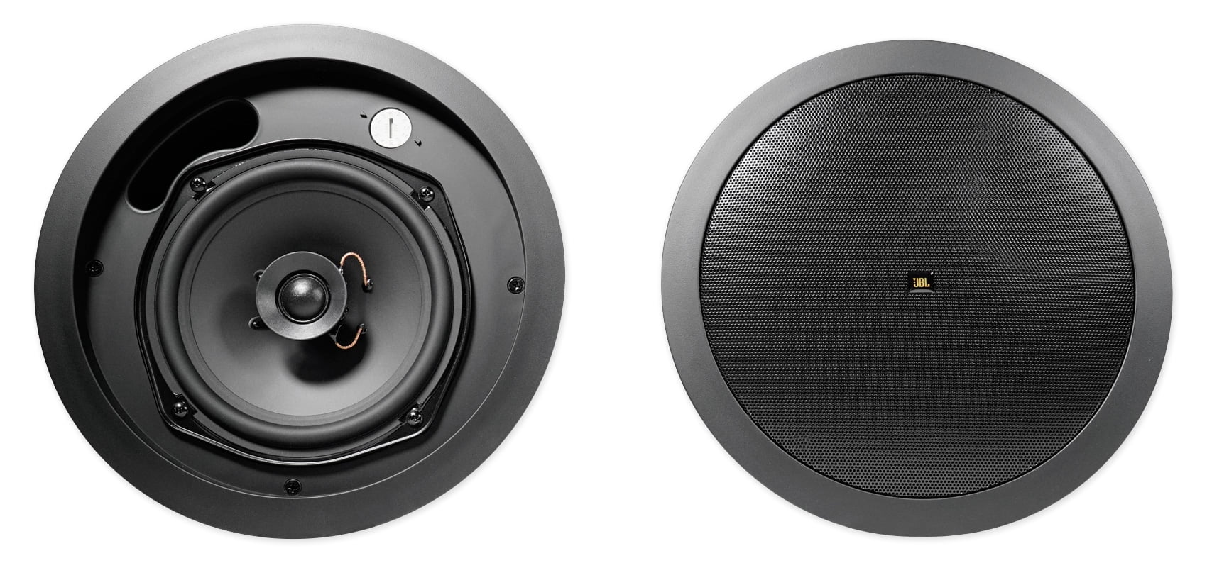 JBL Black 6.5" Front of House+(4) 4" Background Sizepeakers+Amp Restaurant/Bar/Cafe