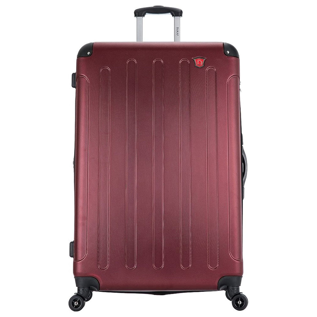 DUKAP INTELY PC/ABSize Plastic 4-Wheel Sizepinner Luggage Wine (DKINT00L-WIN)