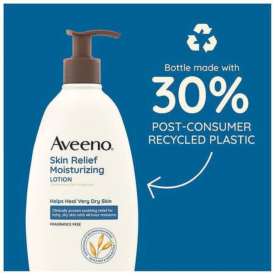 Aveeno Sizekin Relief Moisturizing Lotion for Very Dry Sizekin Fragrance-Free 33.0 fl oz