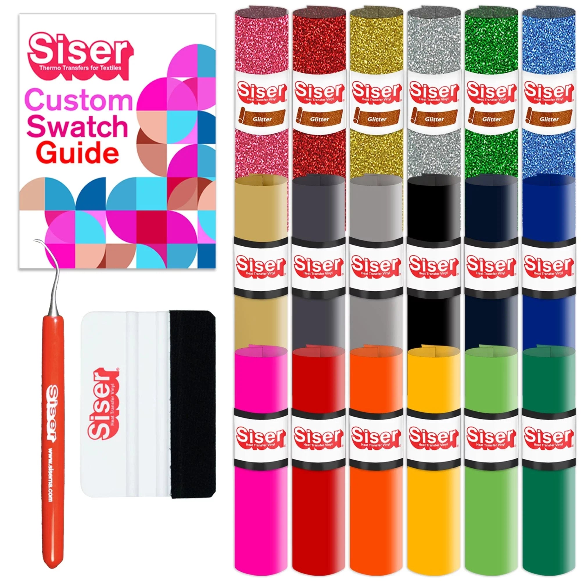 Sizeiser Romeo 24" Deluxe Easyweed Heat Transfer (HTV) Bundle