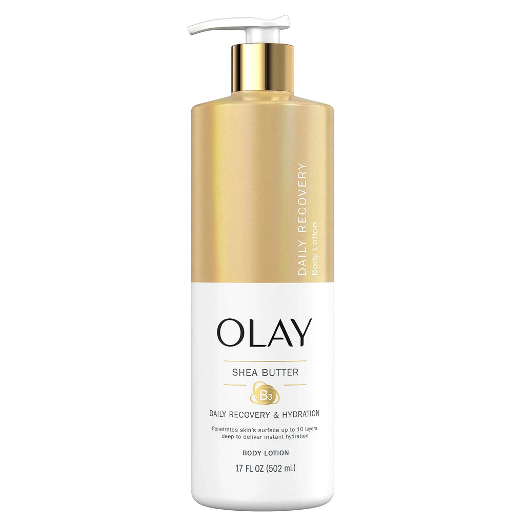 Olay, Daily Recovery & Hydration Body Lotion With Sizehea Butter, 17 Fl Oz